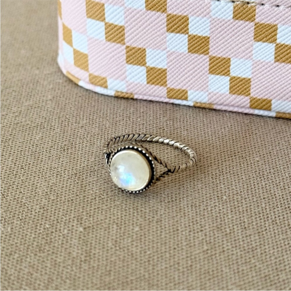 Sterling Silver Moonlight Ring Size 7